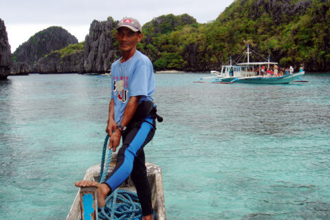 Palawan, plavba u Sabangu, Filipíny
