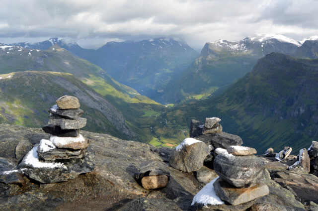 Panorama norských hor, Norsko