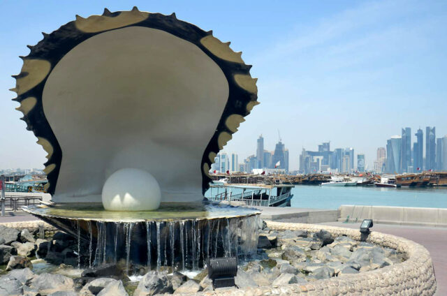 Perlová fontána, Dauhá, Katar