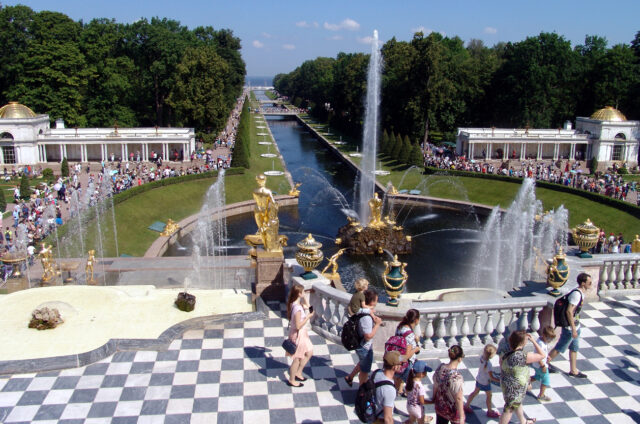 Petrodvorce, Petrohrad, Rusko