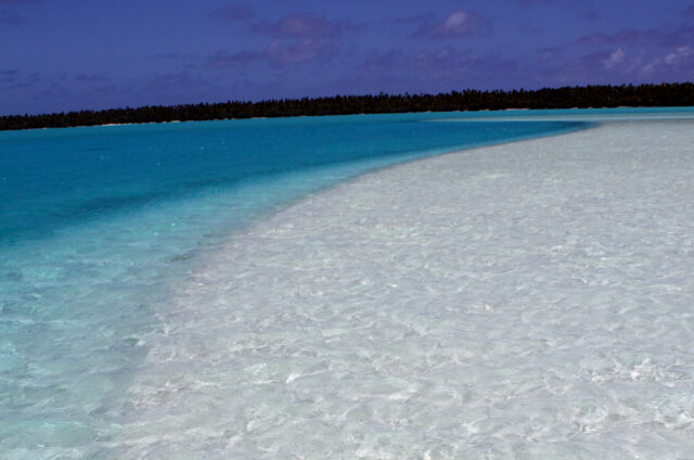 Pláž, atol Aitutaki