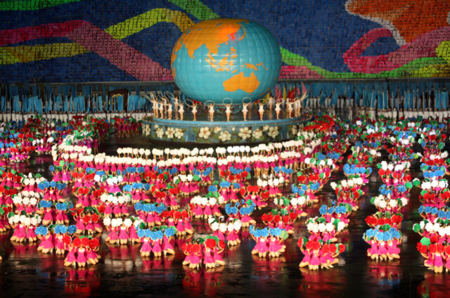 Přehlídka Arirang, Pchjonjang, KLDR