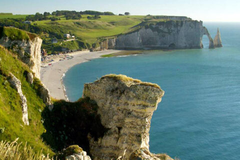 Přímořské lázně, Étretat, Francie