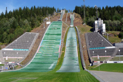Skokanské můstky, Lillehammer, Norsko