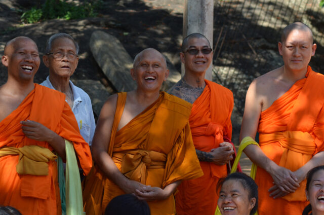 Skupina mnichů, Srí Lanka