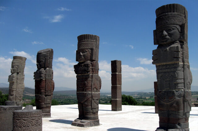 Sochy toltéckých válečníků, Tula, Mexiko