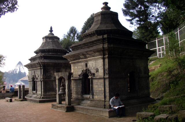 Stúpy v Pašupatináth, Nepál