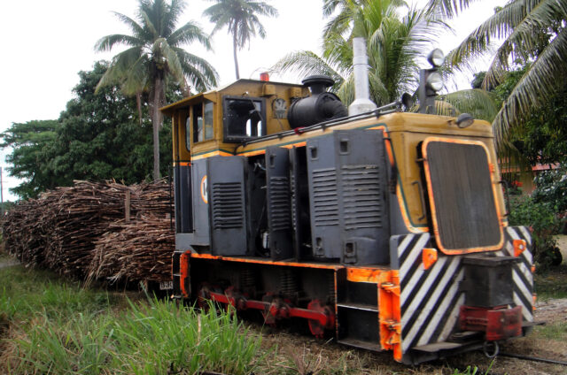 Svoz cukrové třtiny, Viti Levu, Fidži