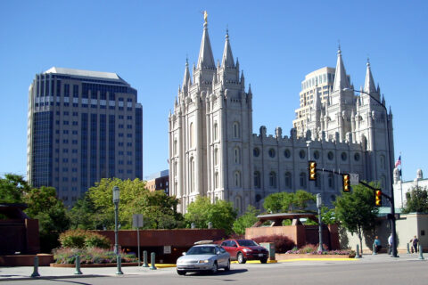 Temple Square, Salt Lake City, USA