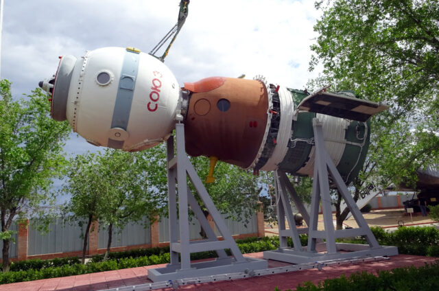 Vesmírné exponáty, Bajkonur, Kazachstán