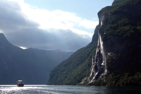 Vodopád Sedm sester, Geiranger, Norsko