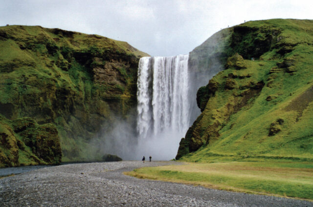 Vodopád Skógafoss, Island