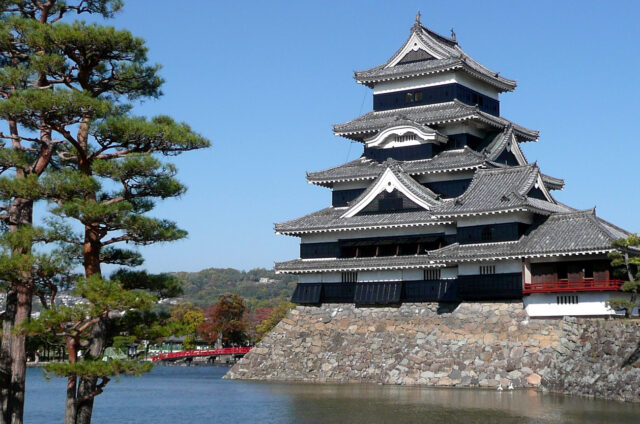 Vraní hrad, Macumoto, Japonsko