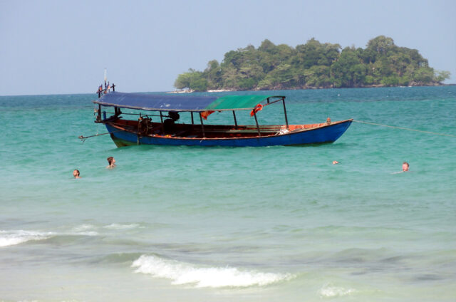 Výlety na ostrůvky za Sihanoukville, Kambodža