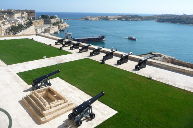 Zahrady Barrakka, Valletta, Malta