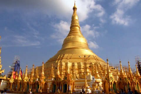 Zlatá pagoda Shwedagon, Barma