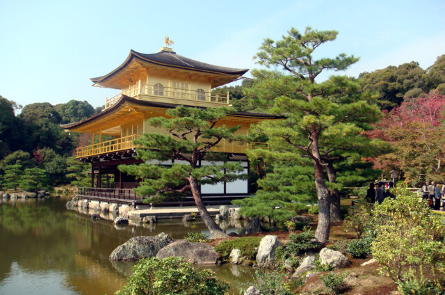 Zlatý pavilon, Kjóto, Japonsko