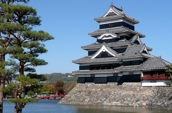 Vraní hrad, Macumoto, Japonsko