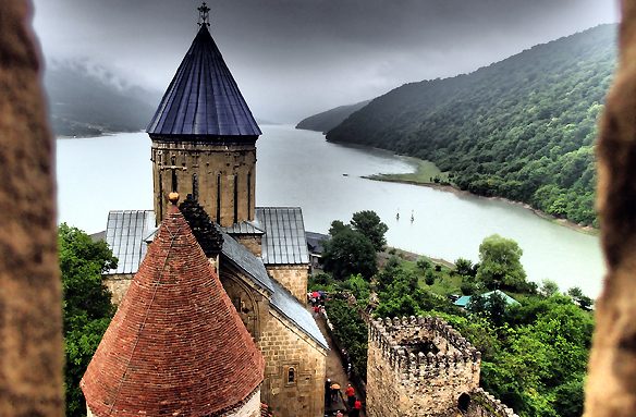 Pevnost Ananuri, Gruzie