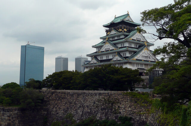Ósacký hrad, Ósaka, Japonsko