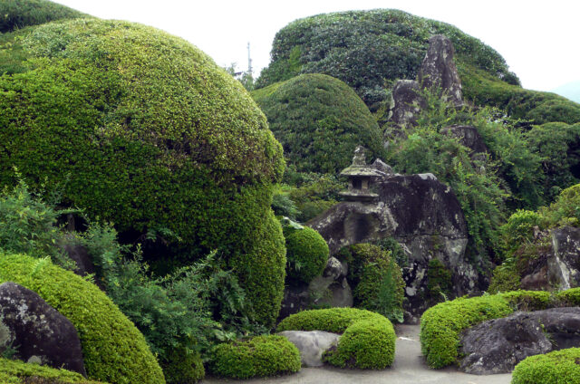 Čiran, zahrada u domu samurajů, Japonsko