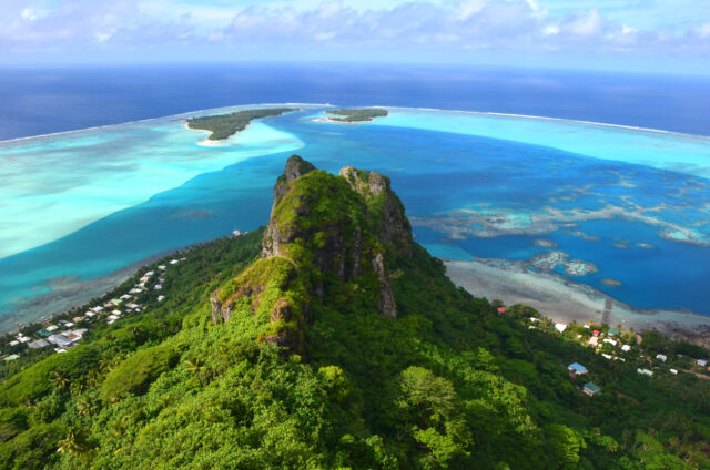 Maupiti, Mt. Teurafaatiu, Závětrné ostrovy, Francouzská Polynésie