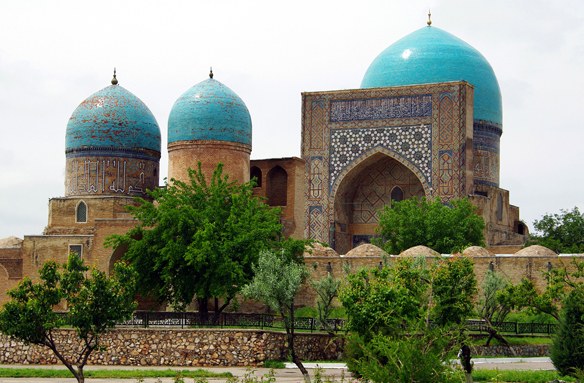 Mešita Kok Gumbaz, Šahrisabz, Uzbekistán