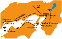 Mapa - 1051/JAPONSKO POUTNICKÉ A MYSTICKÉ