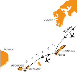 Mapa - 1071/OKINAWA A OSTROVY RJÚKJÚ