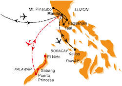 Mapa - 1101/SILVESTR NA BORACAY – FILIPÍNY