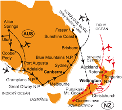 Mapa - 1121/NEJMENŠÍ KONTINENT – AUSTRÁLIE