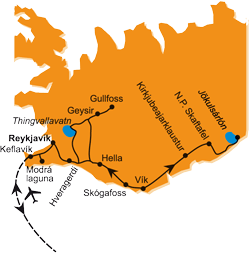 Mapa - 0221/ISLAND – CESTA ZA POLÁRNÍ ZÁŘÍ