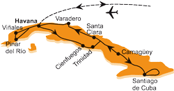 Mapa - 0391/KUBA – V RYTMU SALSY