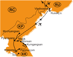 Mapa - 0941/KLDR A VLADIVOSTOK – S NÁVŠTĚVOU DIAMANTOVÝCH HOR