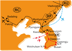 Mapa - 0961/JIŽNÍ KOREA