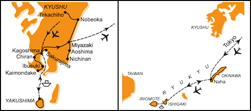 Mapa - 1062/OKINAWA, OSTROVY RJÚKJÚ, JIŽNÍ KJÚŠÚ A MYSTICKÁ JAKUŠIMA