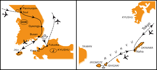 Mapa - 1072/OKINAWA, OSTROVY RJÚKJÚ, KOREA, ČEDŽU A KJÚŠÚ